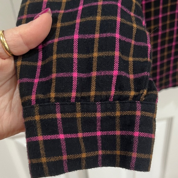 Madewell Plaid Button-Up Shirt - Size M - Picture 4 of 8